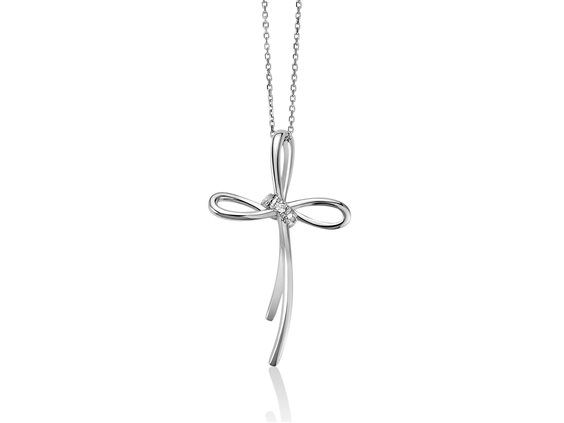 Collana Miluna Donna Le Croci Gemme Preziose in Oro Diamante CLD4248 - CLD4248